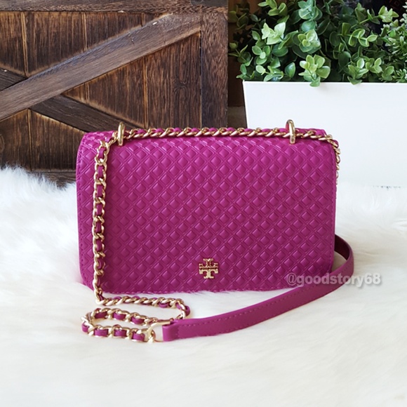 Tory Burch Handbags - Tory Burch Marion Embossed Shrunken Shoulder Bag